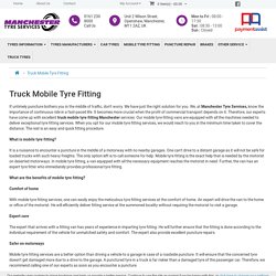 Truck Mobile Tyre Fitting Manchester