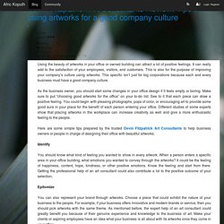 Devin Fitzpatrick Art Consultants Review: Tips on using artworks for a good company culture