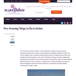 Five Amazing Things to Do in Jordan
