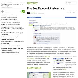 Five Best Facebook Customizers