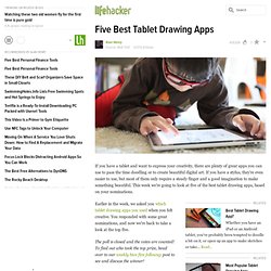 Five Best Tablet Drawing Apps