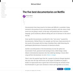 The five best documentaries on Netflix