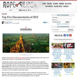 Top Five Documentaries of 2012