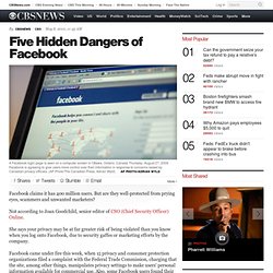 Five Hidden Dangers of Facebook