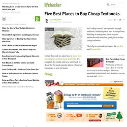 Five Best Places to Buy Cheap Textbooks