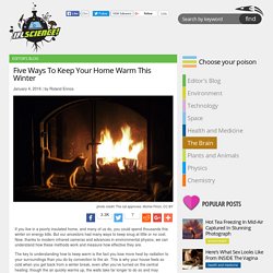 Five Ways To Keep Your Home Warm This Winter