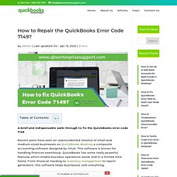 Fixation of QuickBooks Error Code 7149 (A Runtime Error )
