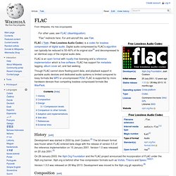 Free Lossless Audio Codec