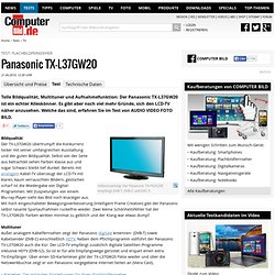 Test: Flachbildfernseher Panasonic TX-L37GW20