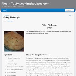 Pies – TastyCookingRecipes.com