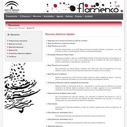 Flamenco - Material TIC - Consejería de Educación