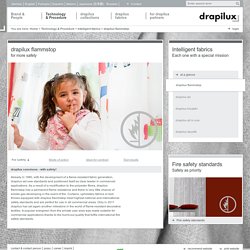 drapilux flammstop: flame-resistant fabrics for curtains, upholstery fabrics or bed throws