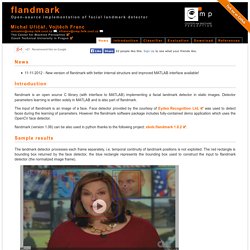 flandmark - open-source implementation of facial landmark detector