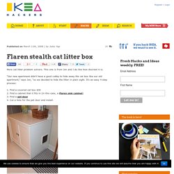 Flaren stealth cat litter box