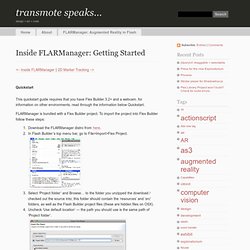 Inside FLARManager: Getting Started