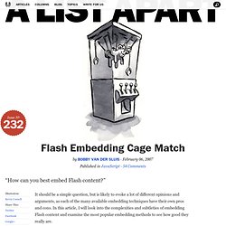 Flash Embedding Cage Match