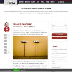 Flash vs. HTML5 Endgame