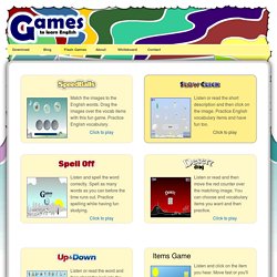 Flash Games - Learn English