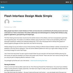 Flash Interface Design Made Simple