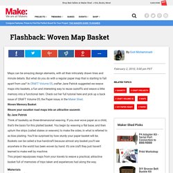 Flashback: Woven Map Basket @Craftzine.com blog - StumbleUpon