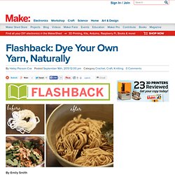 Flashback: Dye Your Own Yarn, Naturally