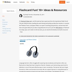 Flashcard Fun! 10+ Ideas & Resources