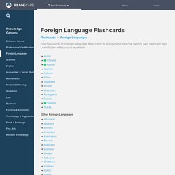 Flashcards for any Foreign Language