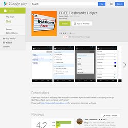 FREE Flashcards Helper - Google Play の Android アプリ