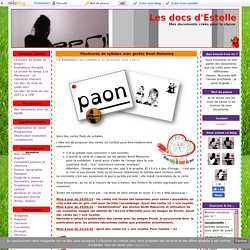 Flashcards de syllabes avec gestes Borel Maisonny - Les docs d'Estelle