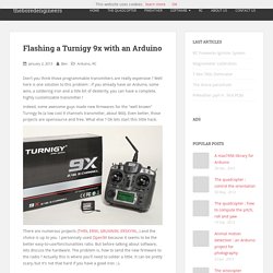 Flashing a Turnigy 9x with an Arduino