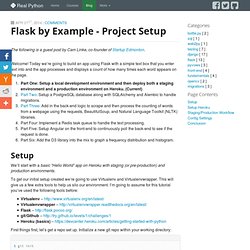 Flask by Example - Project Setup - Real Python