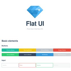 Flat UI - Free User Interface Kit