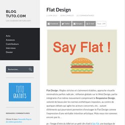 Flat Design « Blog Tuto