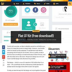 Flat UI Kit (free download!)