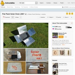 Flat Pack Solar Oven (200°+): 8 Steps (with Pictures)