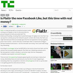 Is Flattr The New Facebook Like, But This Time With Money?