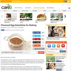 Flaxseed Egg Substitute for Baking