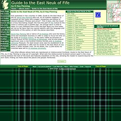 Guide to the East Neuk of Fife by D Hay Fleming on Undiscovered Scotland: Main Page