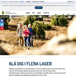 Klä dig i flera lager - Svenska Turistföreningen