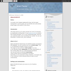 jQuery.SerialScroll