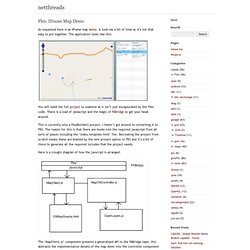 Flex: IFrame Map Demo : netthreads