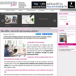 Flex office : vers la fin des bureaux attitrés ?