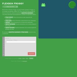 Flexbox Froggy - Un juego para aprender CSS flexbox