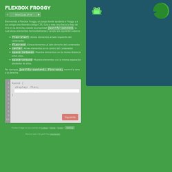 Flexbox Froggy - Un juego para aprender CSS flexbox