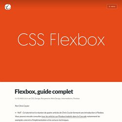 La cascade.io : Flexbox, guide complet