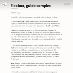 Flexbox, guide complet