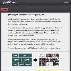 ptb/flexgrid: a flexbox-based CSS grid in 3.6k - ptb2.me