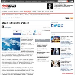 Cloud: la flexibilité d'abord