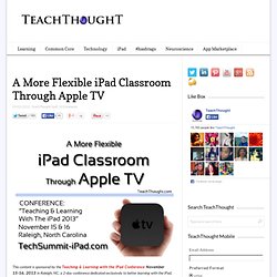 A More Flexible iPad Classroom Through Apple TV
