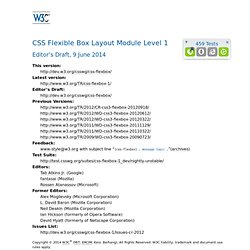 CSS Flexible Box Layout Module Level 1